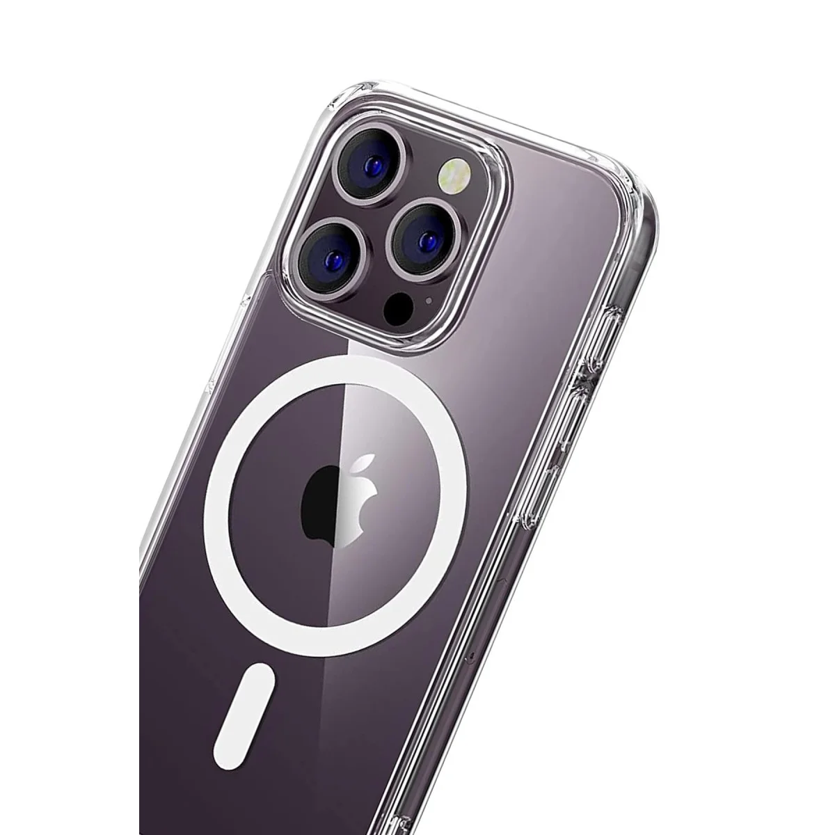 iPhone 15 Pro Max Sert Şeffaf Magsafe Kapak - Premium Koruma Kılıfı