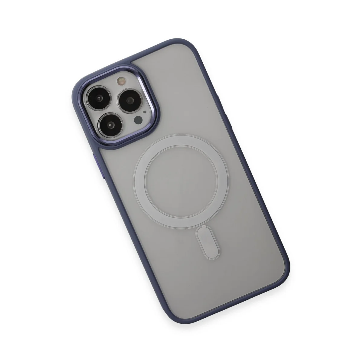 iPhone 15 Pro Max Silikon Kılıf - Room Magneticsafe & Sierra Blue
