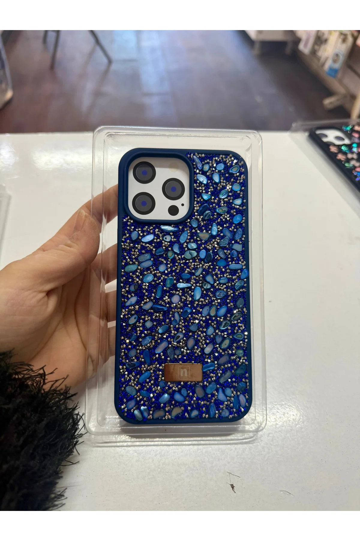 İPHONE 15 PRO MAX TAŞLI KILIF