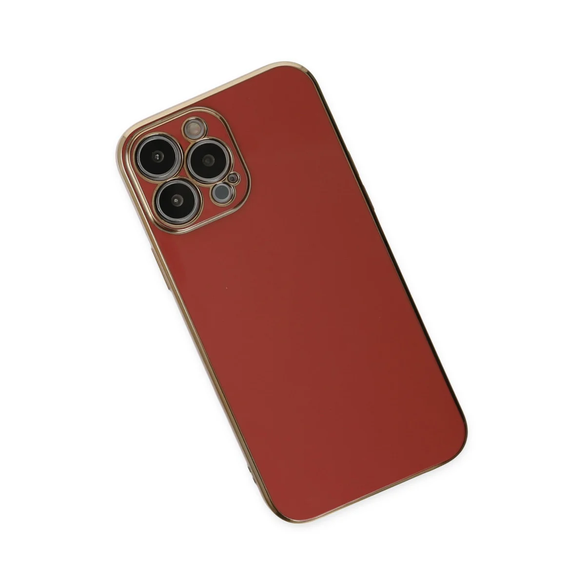 iPhone 15 Pro Max Volet Silikon Kılıf Kırmızı - Şık ve Koruyucu