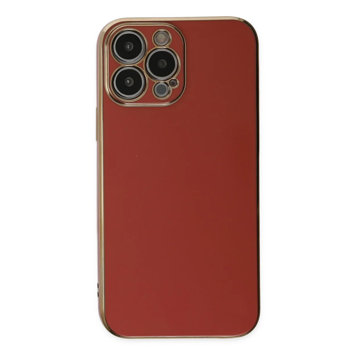 iPhone 15 Pro Max Volet Silikon Kılıf Kırmızı - Şık ve Koruyucu