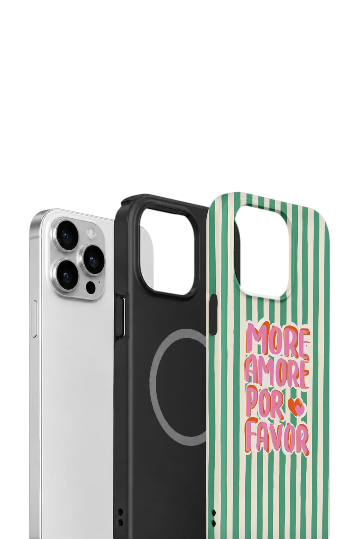iPhone 15 Pro Max Vorian Çift Katmanlı MagSafe Kılıf More Amore Green