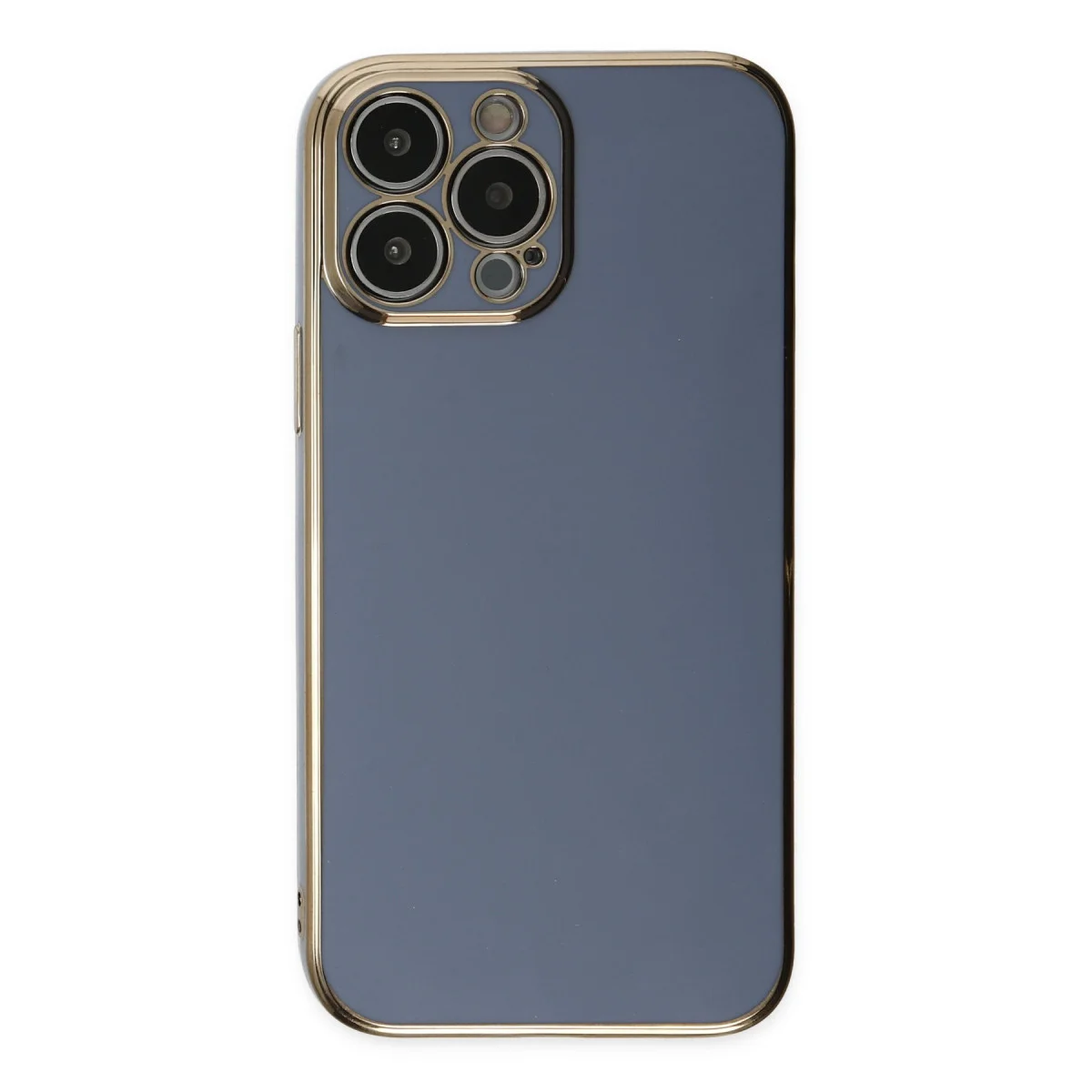 iPhone 15 Pro Max Volet Silikon Kılıf - Mavi, Premium Korumalı ve Şık Tasarım