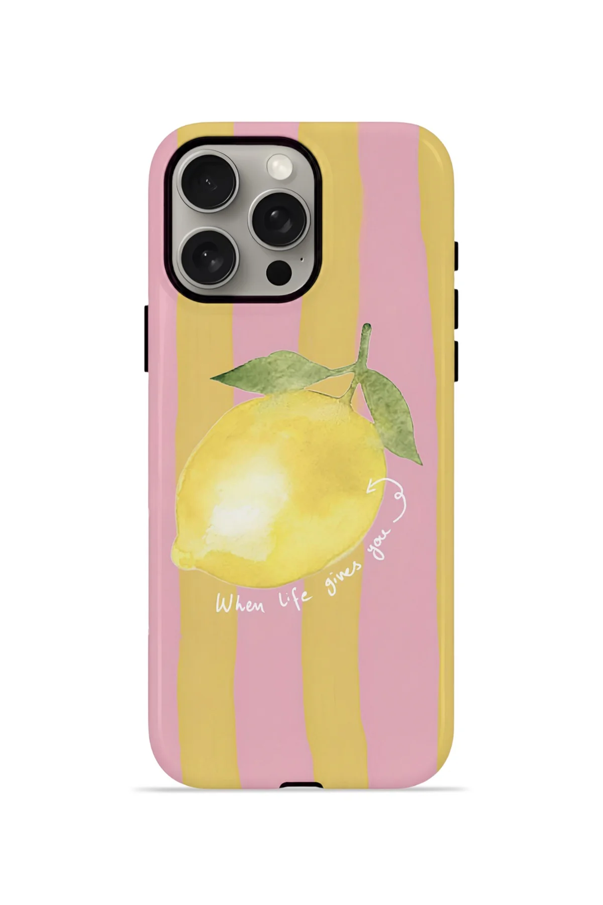 iPhone 15 Pro Max Vorian Çift Katmanlı MagSafe Kılıf Pink Lemon Muse