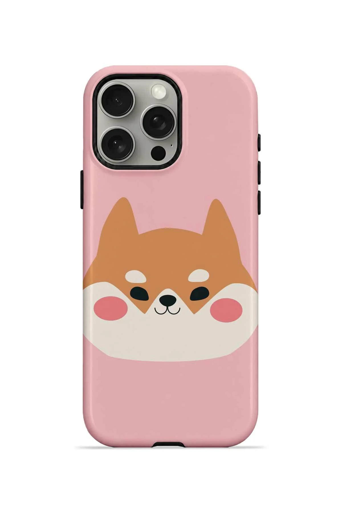 iPhone 15 Pro Max Vorian Çift Katmanlı Shiba Köpekli Kılıf iPhone 15 Pro Max Vorian Çift Katmanlı Shiba Köpekli Kılıf