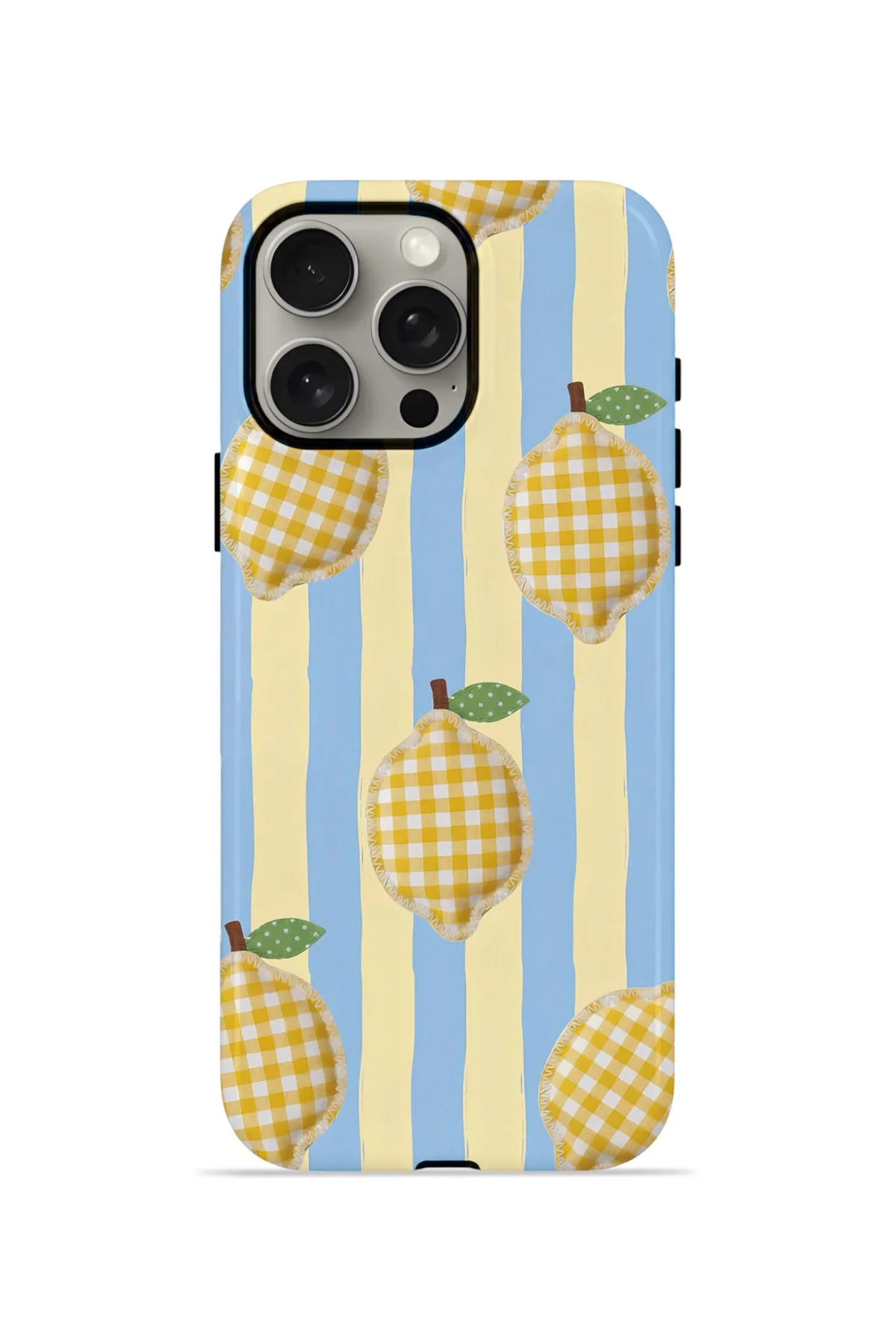 iPhone 15 Pro Max Vorian Magsafe Çift Katmanlı Korumalı Kılıf Gingham Lemon Grove iPhone 15 Pro Max Vorian Magsafe Çift Katmanlı Korumalı Kılıf Gingham Lemon Grove