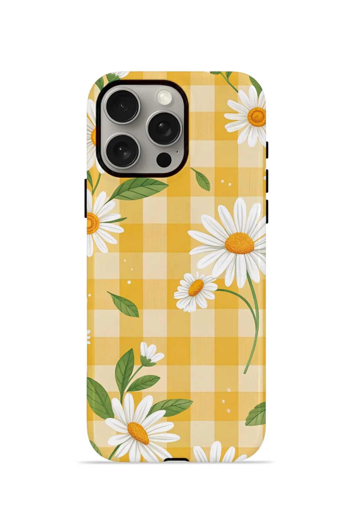 iPhone 15 Pro Max Vorian Çift Katmanlı Kılıf Daisy Picnic Gingham Fiyatı, Yorumları ve Özellikleri