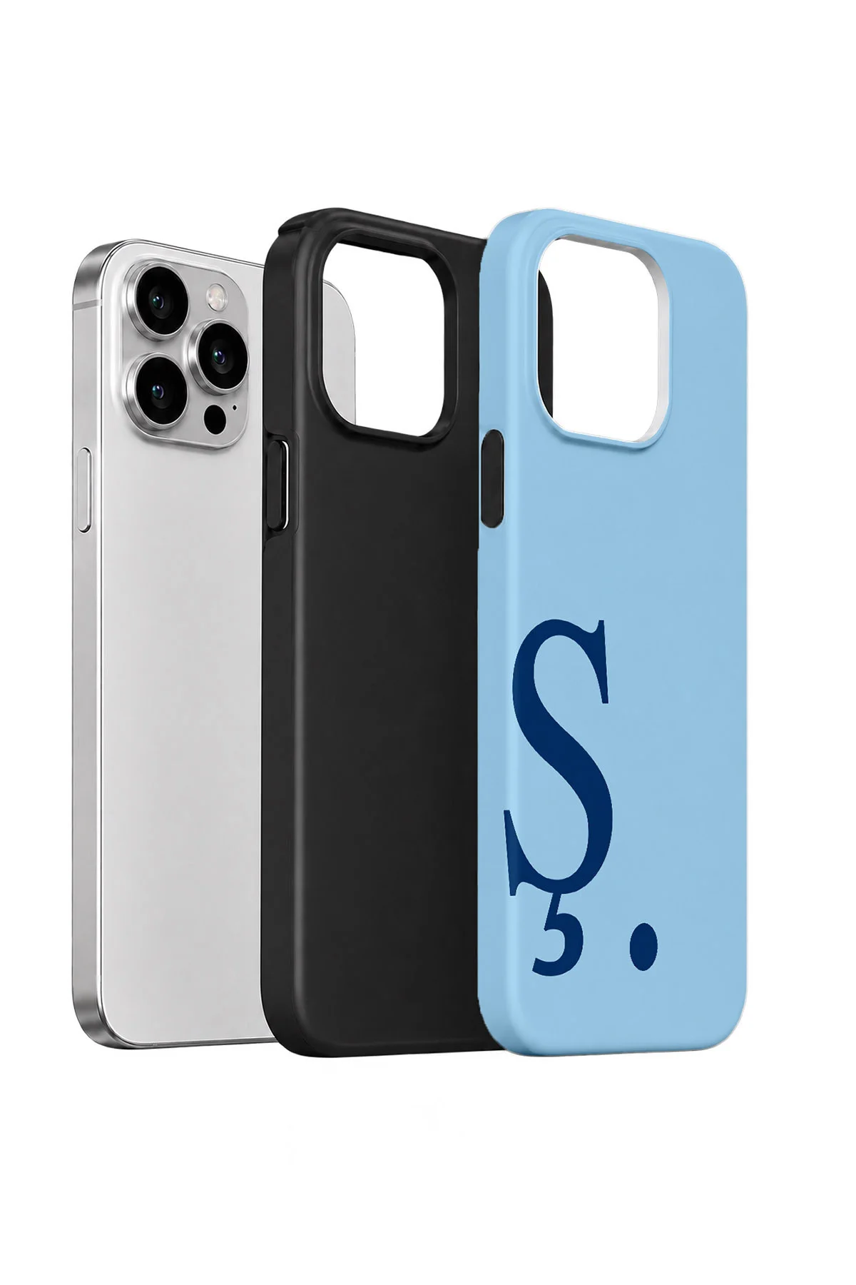 iPhone 15 Pro Max Vorian Çift Katmanlı Korumalı Kılıf Blue Hour Ş