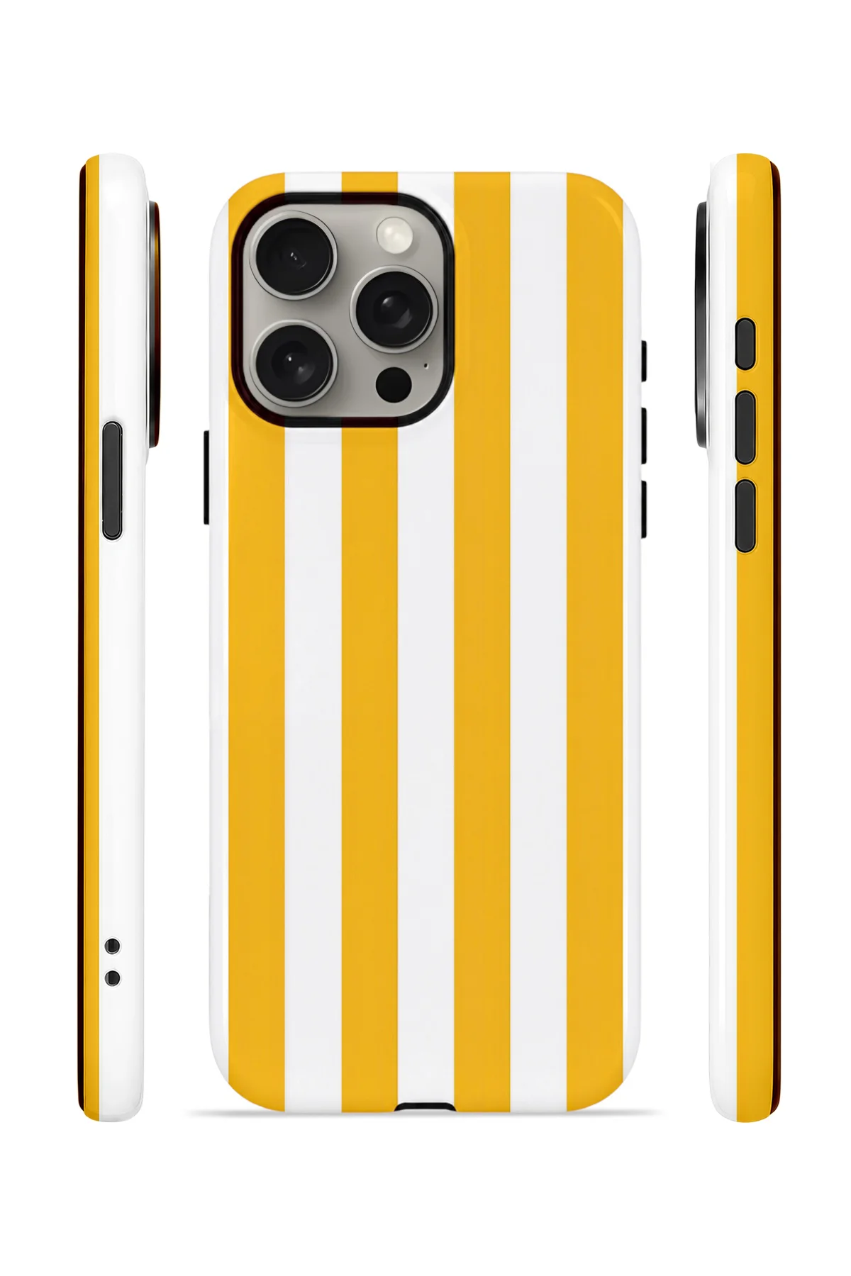 iPhone 15 Pro Max Vorian Çift Katmanlı Kılıf Golden Riviera Stripe Fiyatı, Yorumları ve Özellikleri