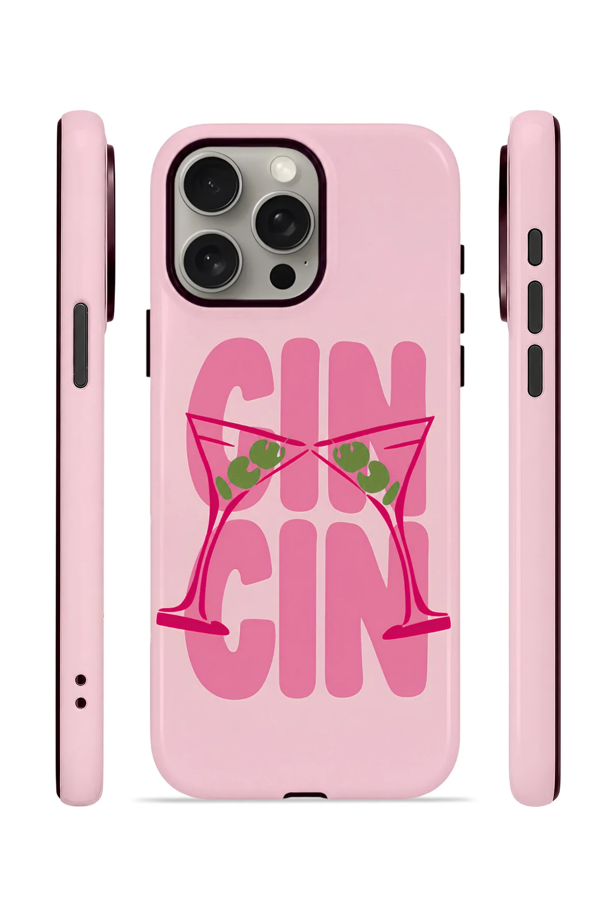 iPhone 15 Pro Max Vorian Çift Katmanlı Kılıf Gin O Clock - Görsel 2