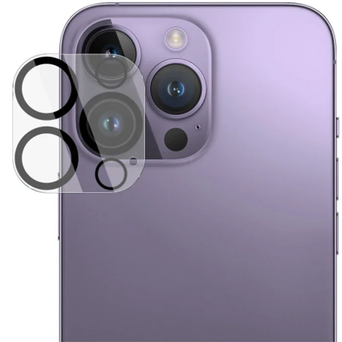 iPhone 15 Pro & Pro Max Kamera Lens Koruma Camı - Full Tempered Cam (5775)