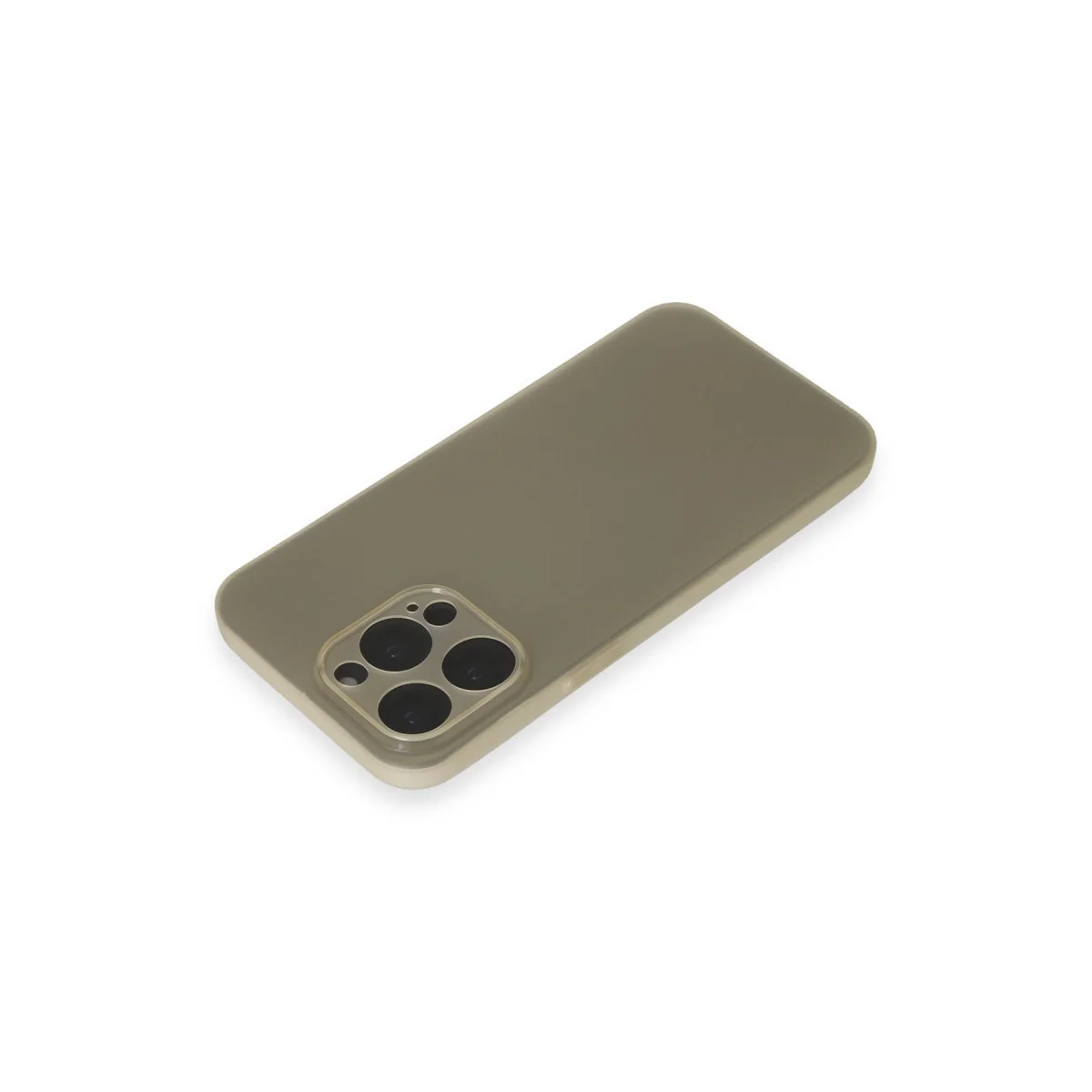 iPhone 15 Pro Puma Silikon Kılıf - Titan Gri, Mat ve İnce Tasarım