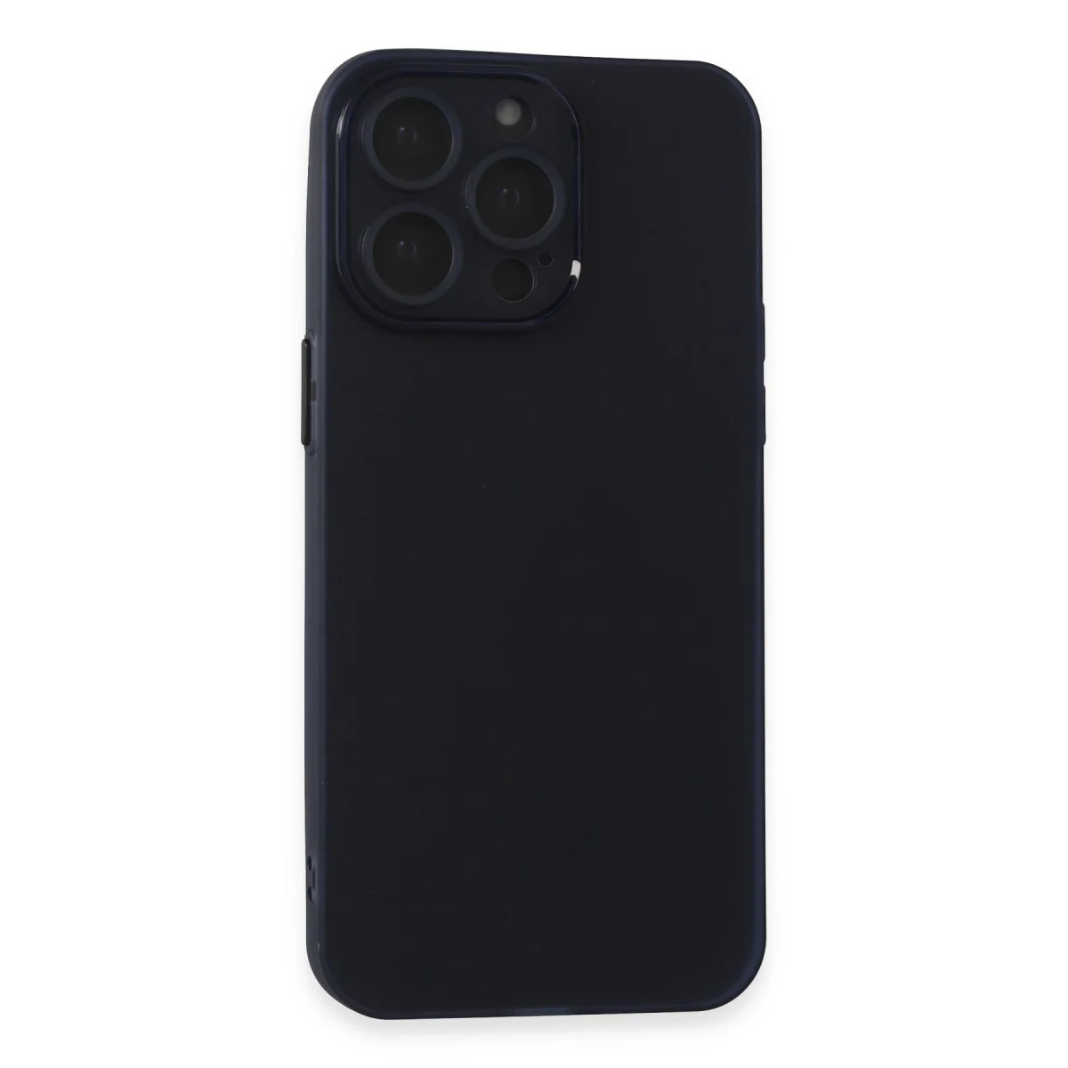 iPhone 15 Pro Puma Silikon Kılıf - Lacivert, Mat ve Şık Koruma