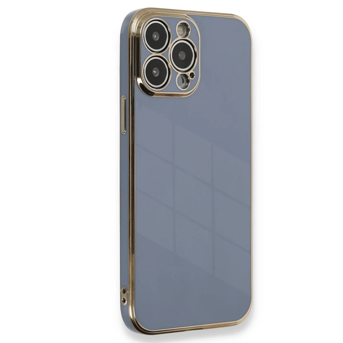 iPhone 15 Pro Volet Silikon Kılıf - Mavi