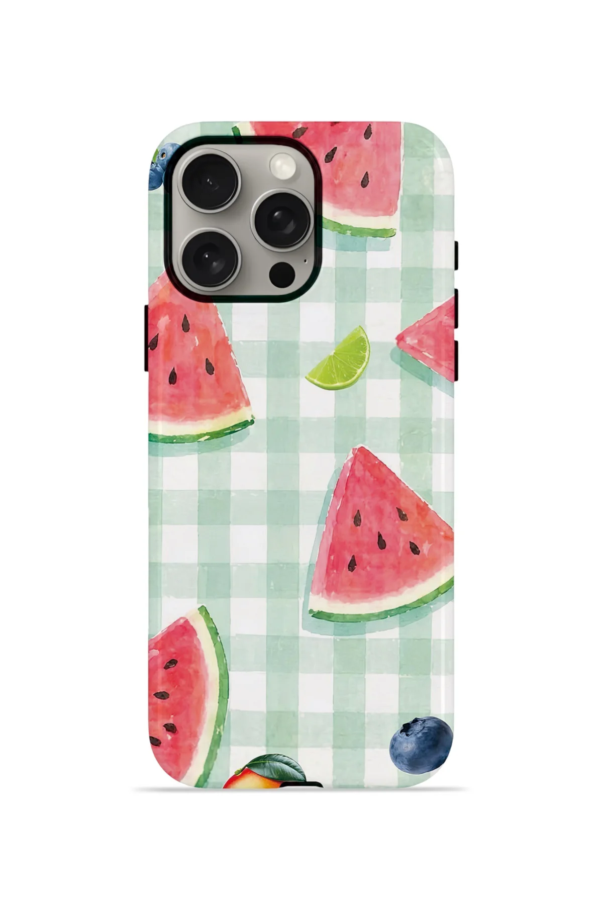 iPhone 15 Pro Vorian Çift Katmanlı Kılıf Watermelon Picnic Gingham Fiyatı, Yorumları ve Özellikleri