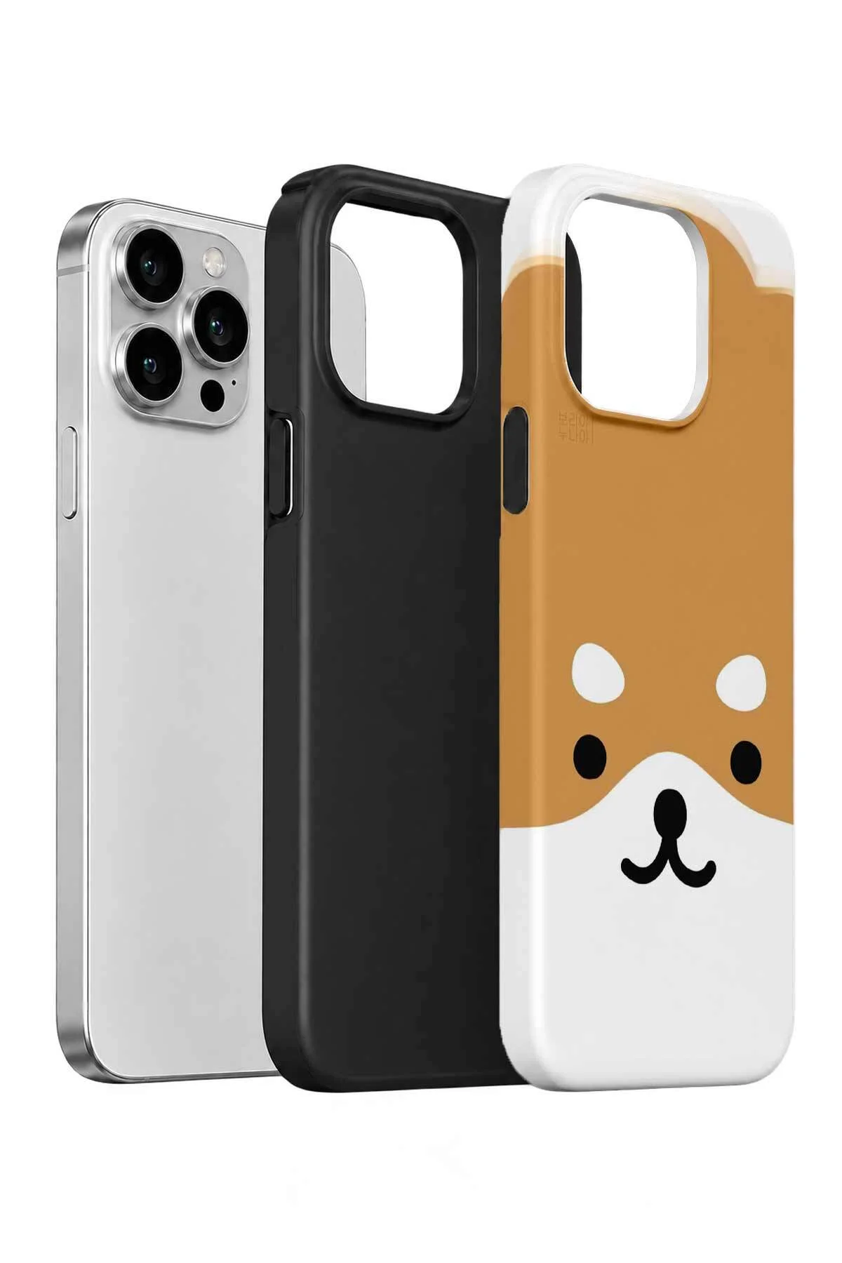 iPhone 15 Pro Vorian Çift Katmanlı Karamel Köpekli Kılıf - Görsel 2