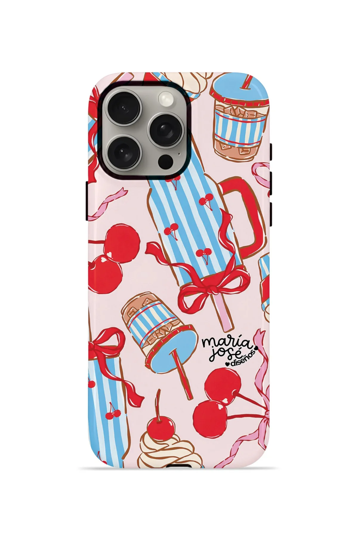 iPhone 15 Pro Vorian Yough Magsafe Kılıf Dolce Cherry Picnic