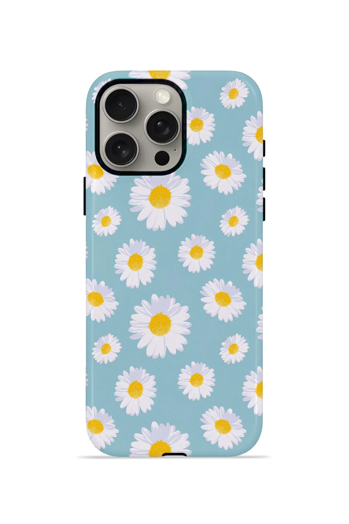 iPhone 15 Pro Vorian Çift Katmanlı MagSafe Kılıf Daisy Sky