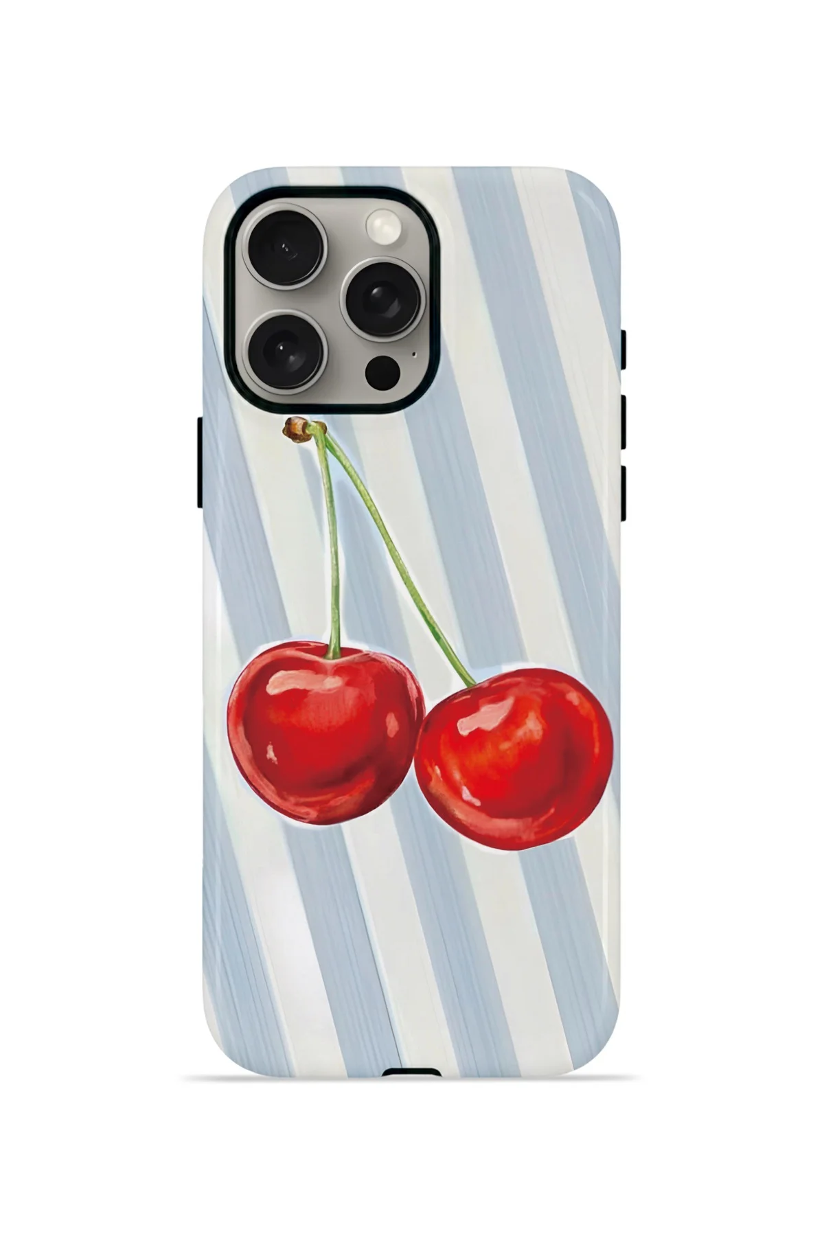 iPhone 15 Pro Vorian Magsafe Çift Katmanlı Korumalı Kılıf Cherry Blue Stripe Fiyatı, Yorumları ve Özellikleri