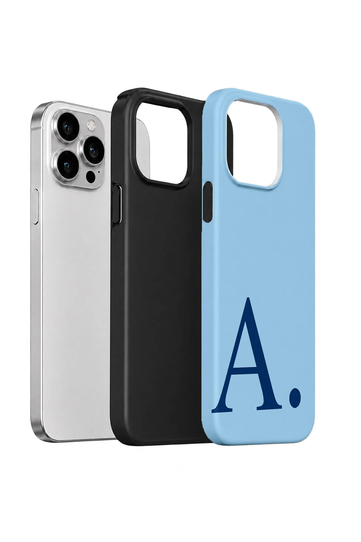 iPhone 15 Pro Vorian Çift Katmanlı Korumalı Kılıf Blue Hour A