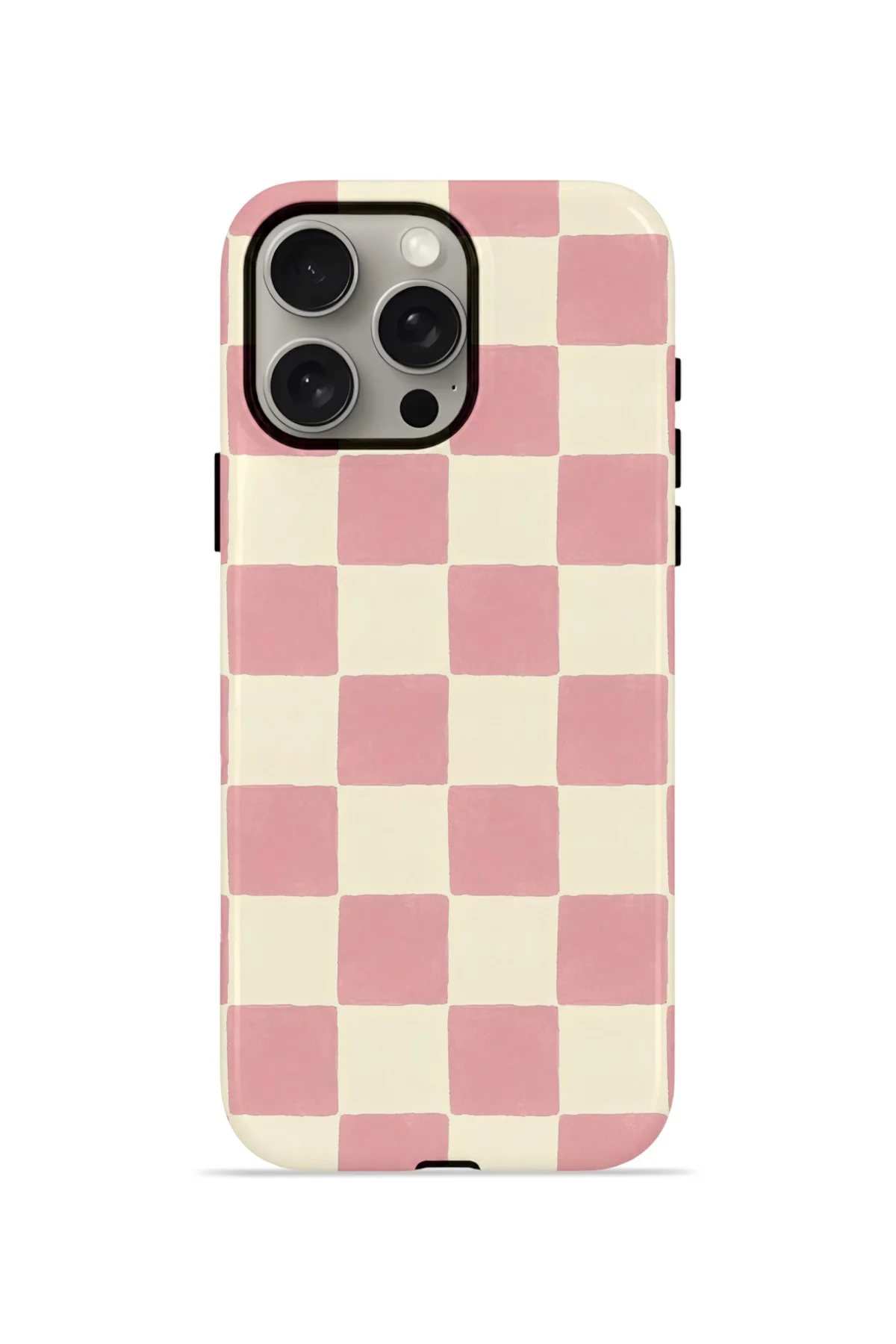 iPhone 15 Pro Vorian Çift Katmanlı MagSafe Kılıf Blush Checker iPhone 15 Pro Vorian Çift Katmanlı MagSafe Kılıf Blush Checker