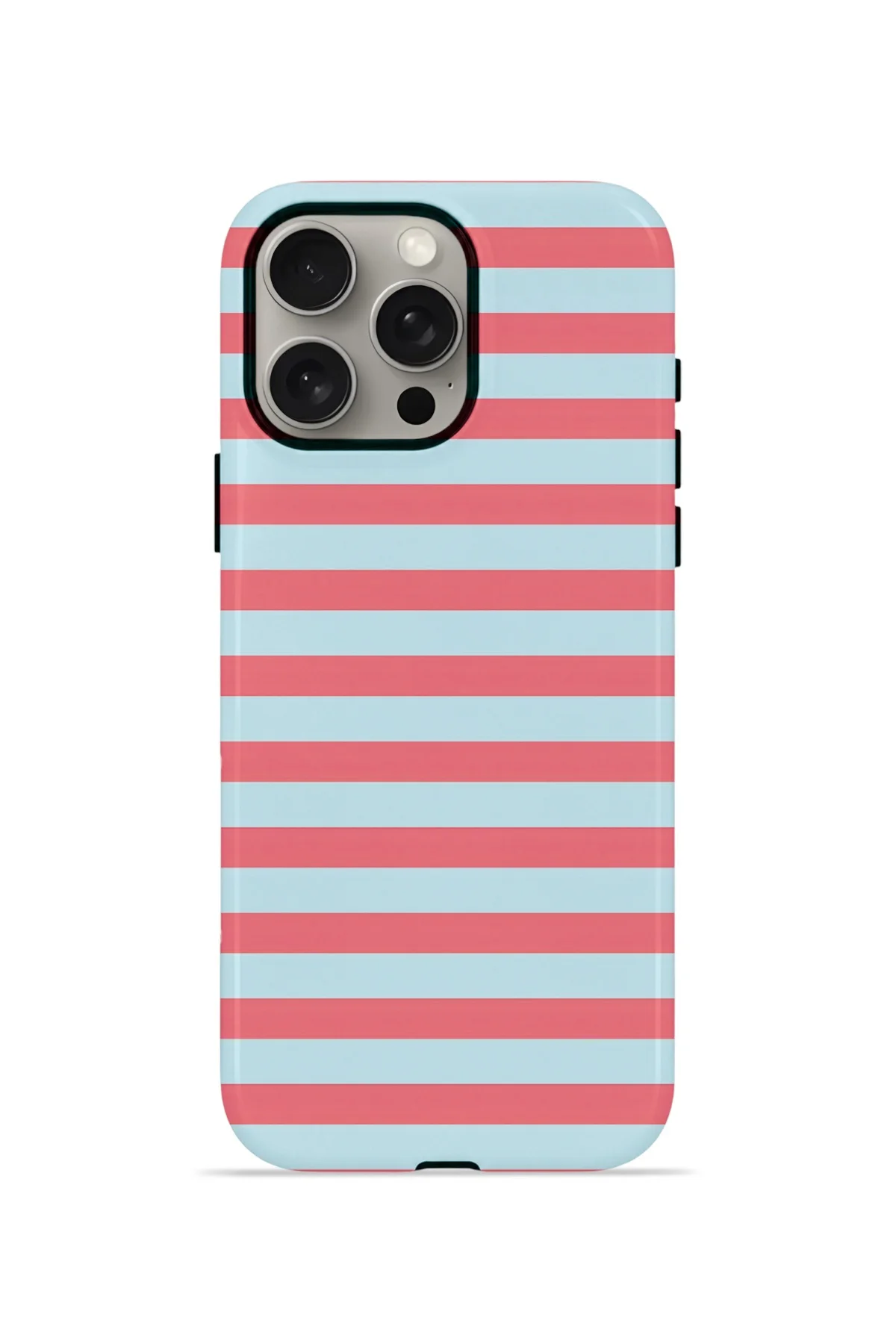 iPhone 15 Pro Vorian Çift Katmanlı MagSafe Kılıf Candy Horizon Stripe