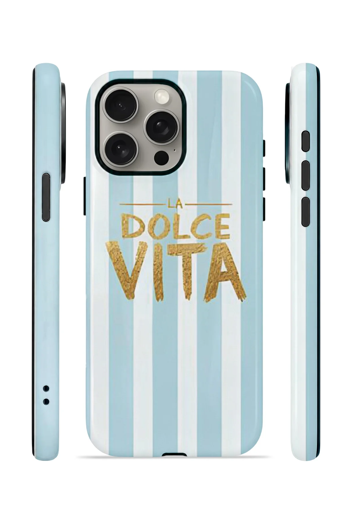 iPhone 15 Pro Vorian Çift Katmanlı MagSafe Kılıf La Dolce Vita Blue