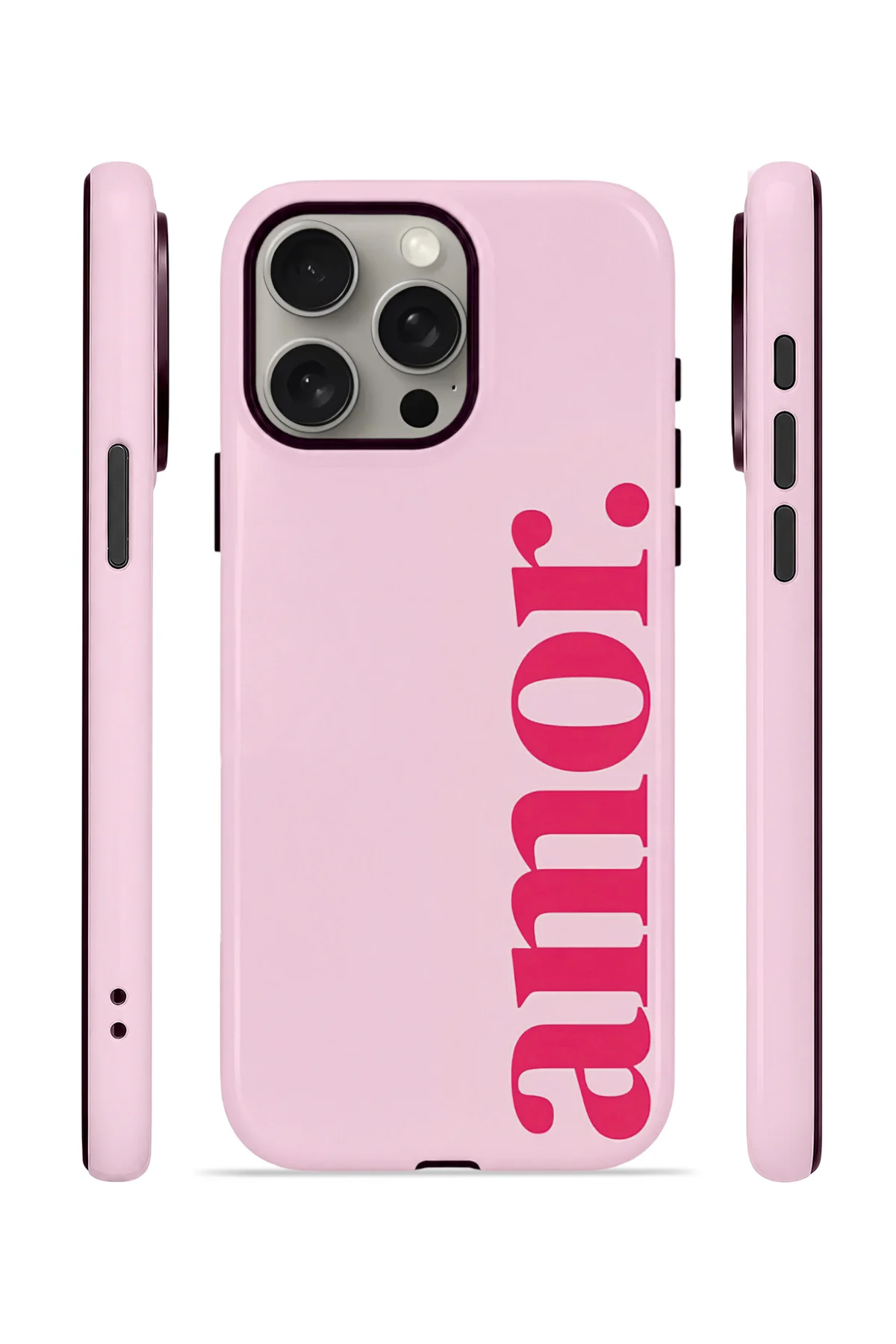 iPhone 15 Pro Vorian Çift Katmanlı Kılıf Amour Pink iPhone 15 Pro Vorian Çift Katmanlı Kılıf Amour Pink - Görsel 2
