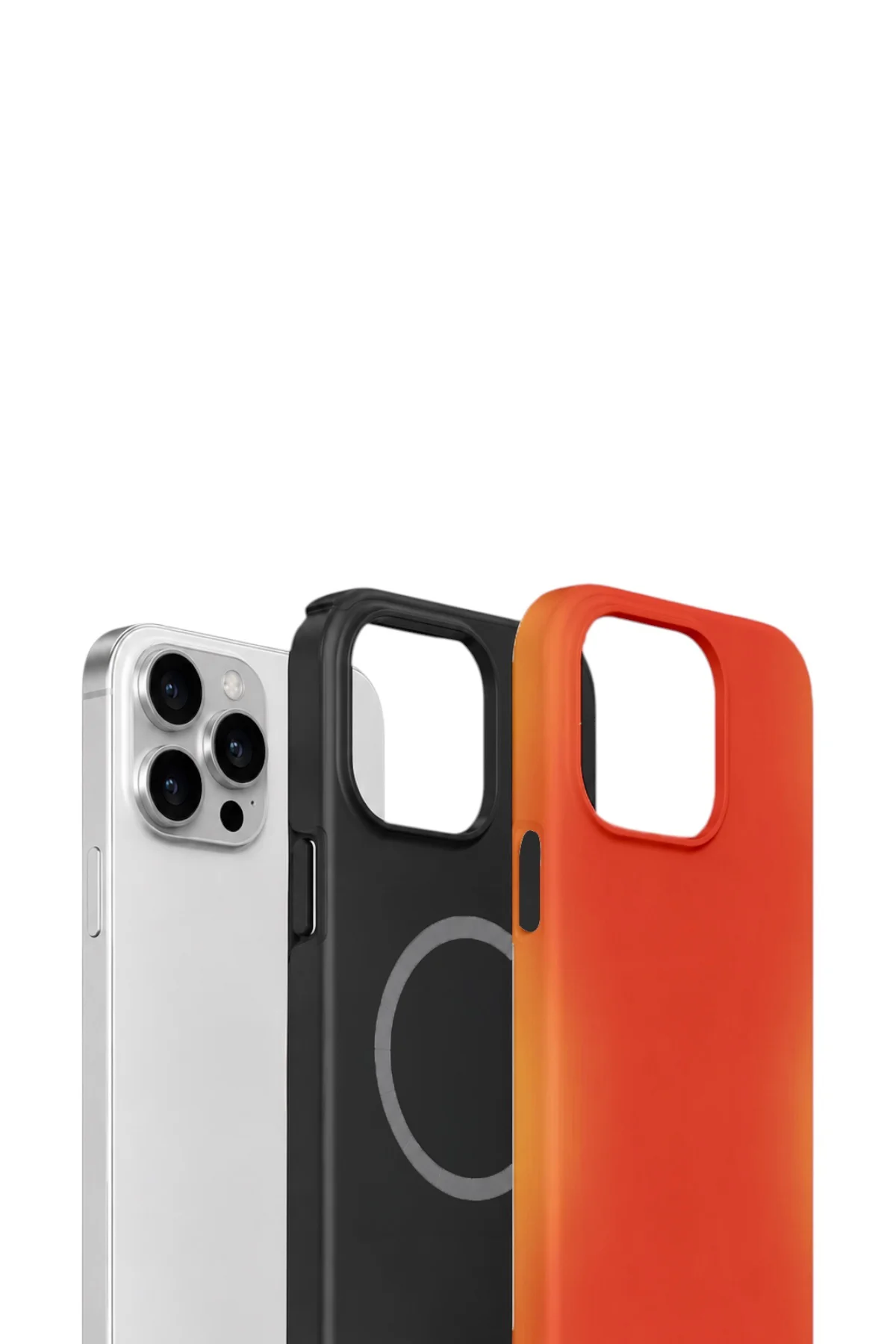iPhone 15 Pro Vorian Çift Katmanlı MagSafe Kılıf Coral Heat