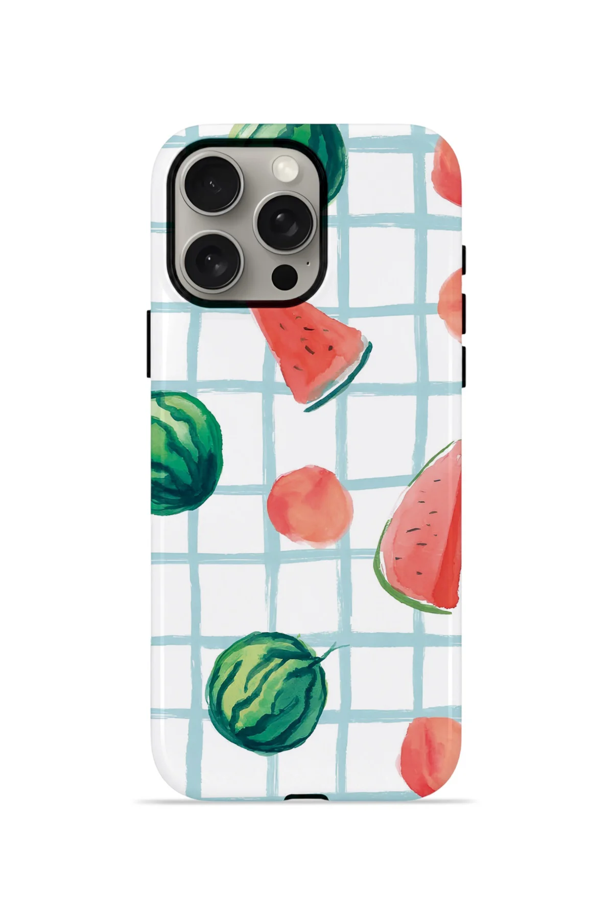 iPhone 15 Pro Vorian Çift Katmanlı Kılıf Watermelon Grid Fiyatı, Yorumları ve Özellikleri