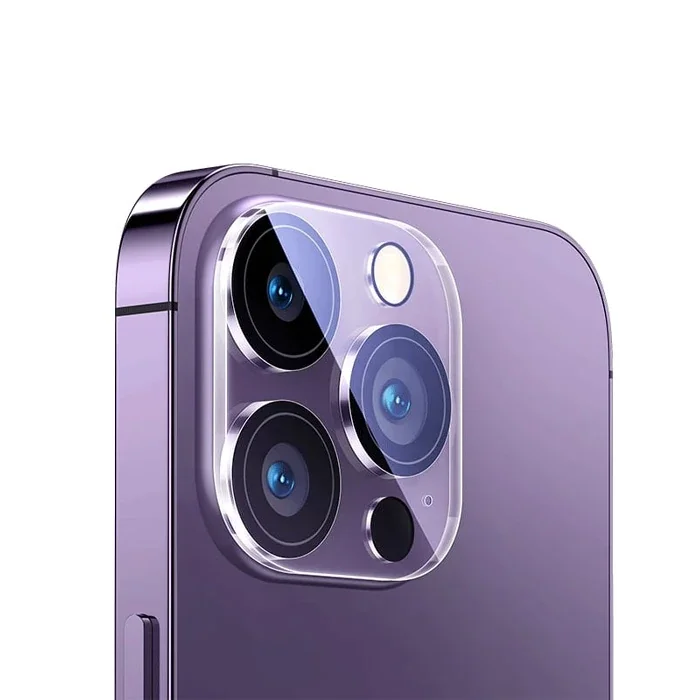 iPhone 15 Pro/Pro Max Kamera Lens Koruyucu Cam Seti 2’li - Çizilmeye Karşı HD Koruma
