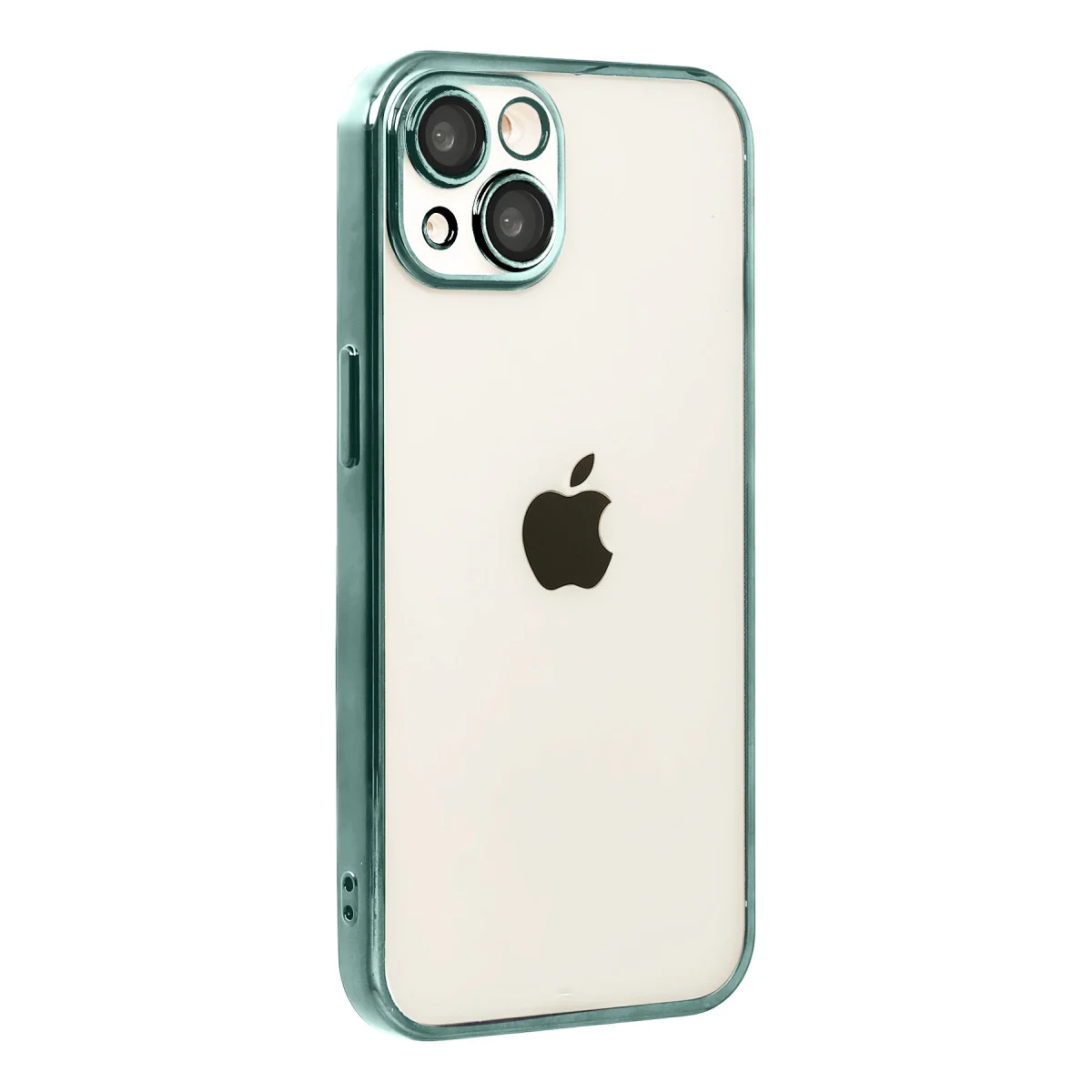 iPhone 15 Razer Lensli Silikon Kılıf - Yeşil (Premium Estetik ve Yüksek Koruma)