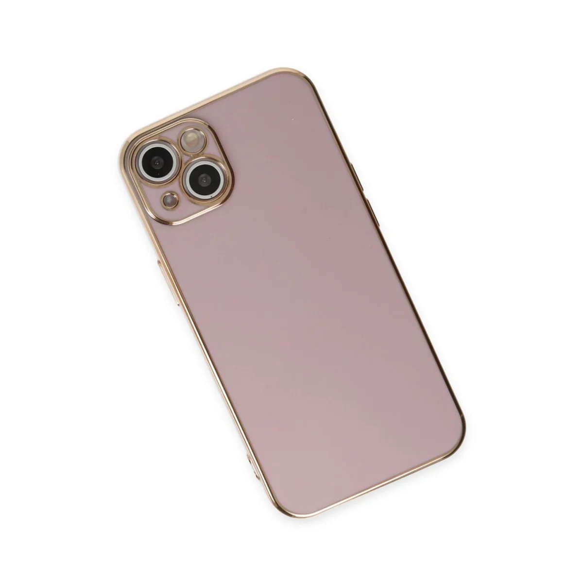 iPhone 15 Volet Silikon Kılıf - Mor & Şık Koruma