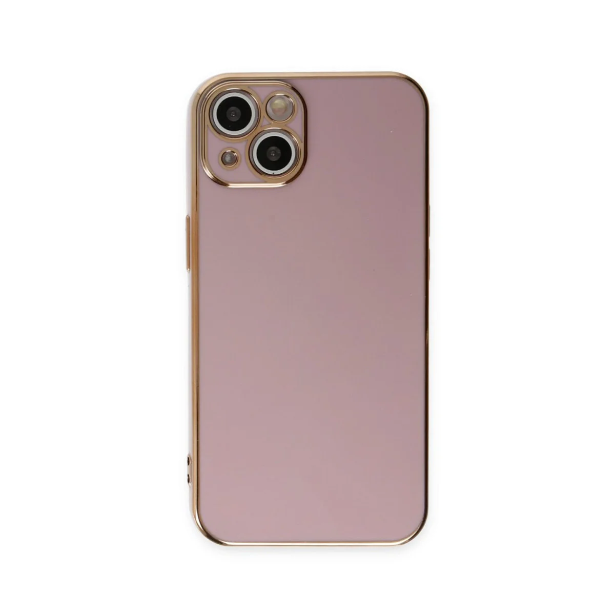iPhone 15 Volet Silikon Kılıf - Mor & Şık Koruma