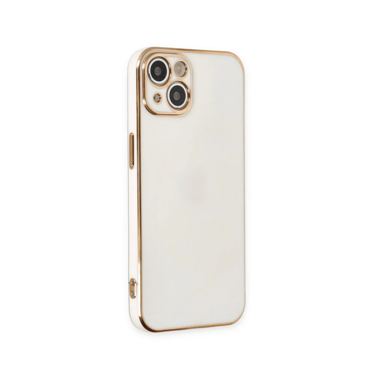 iPhone 15 Volet Silikon Kılıf - Beyaz ve Modern Tasarım
