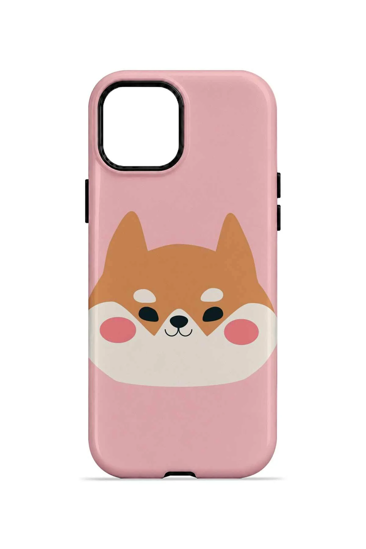 iPhone 15 Vorian Çift Katmanlı Shiba Köpekli Kılıf - Görsel 4