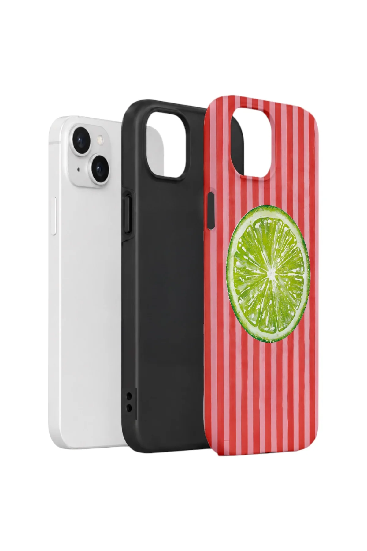 iPhone 15 Vorian Çift Katmanlı Kılıf Lime Slice Pop