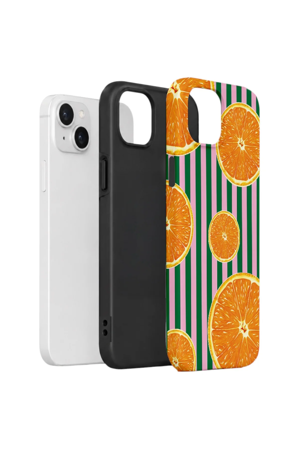 iPhone 15 Vorian Çift Katmanlı Kılıf Orange Grove Cabana