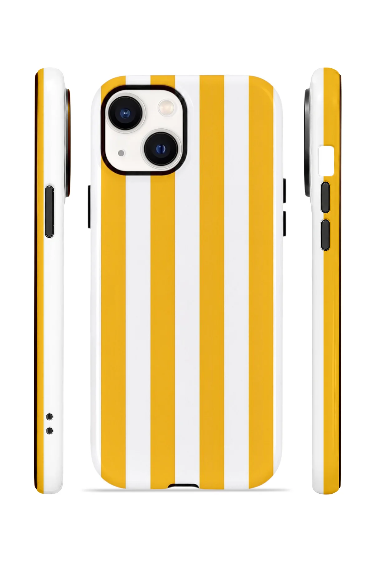 iPhone 15 Vorian Yough Magsafe Kılıf Golden Riviera Stripe
