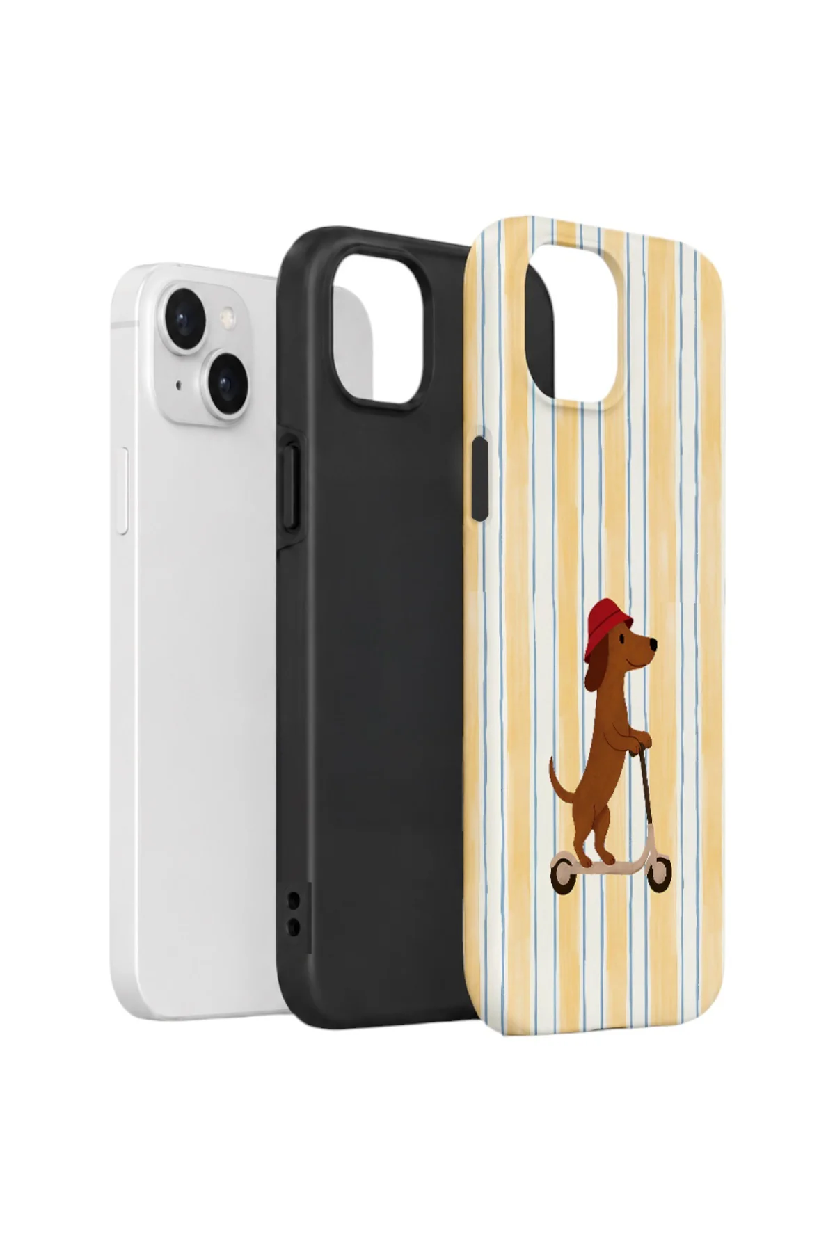 iPhone 15 Vorian Yough Kılıf Dachshund Riviera