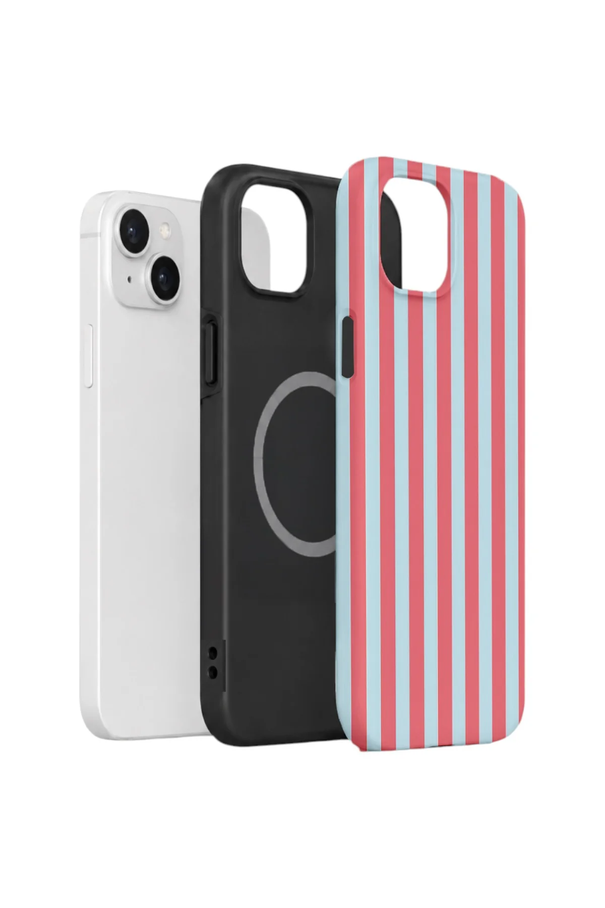 iPhone 15 Vorian Yough Magsafe Kılıf Poolside Candy Stripe