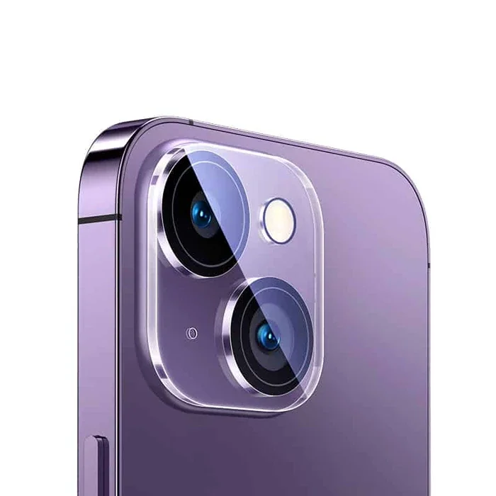 iPhone 15/15 Plus Kamera Lens Koruyucu Cam Set, 2’li Paket - Çizilmeye Karşı HD Koruma & Flashesız Fotoğraf