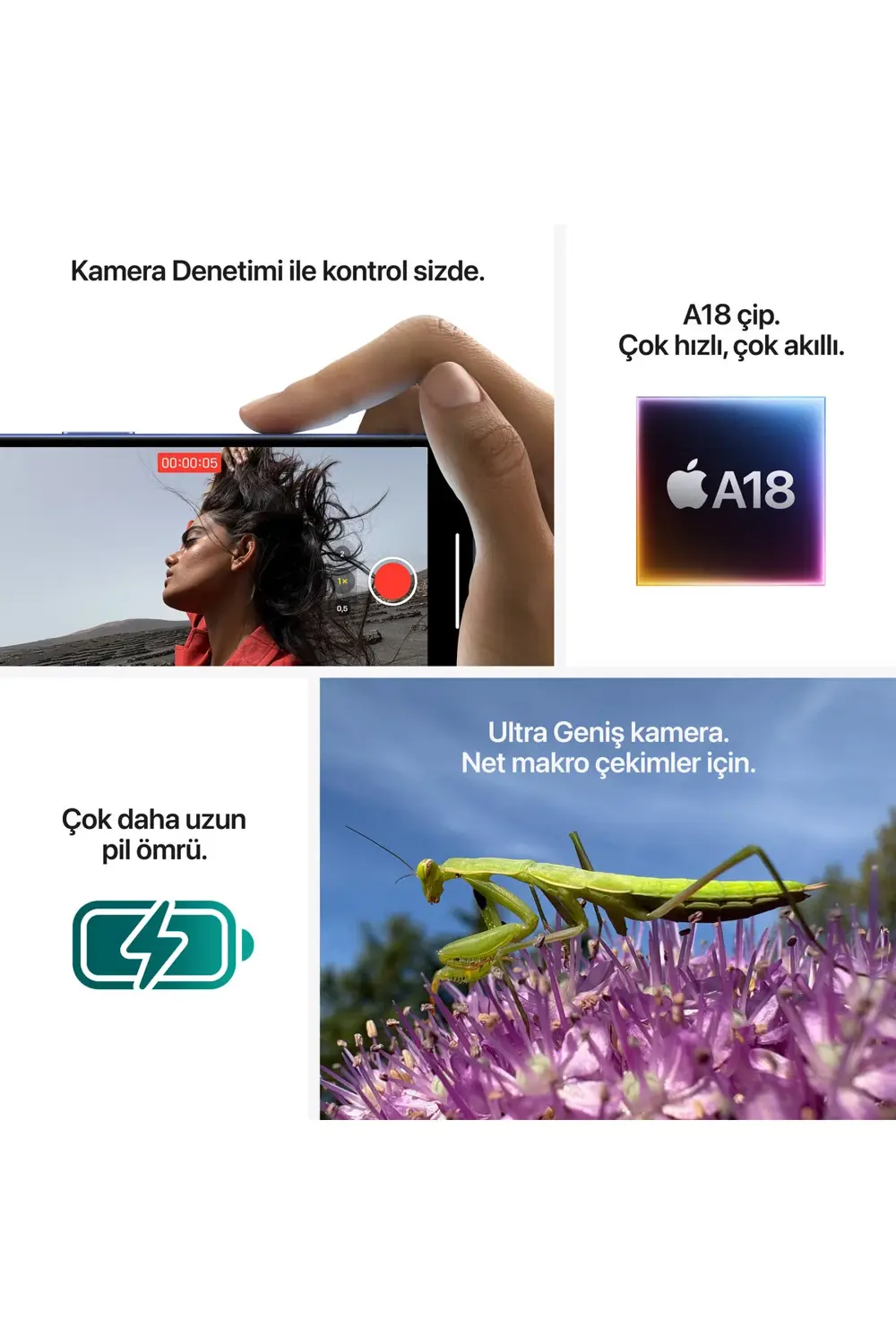 iPhone 16 128GB Laciverttaş