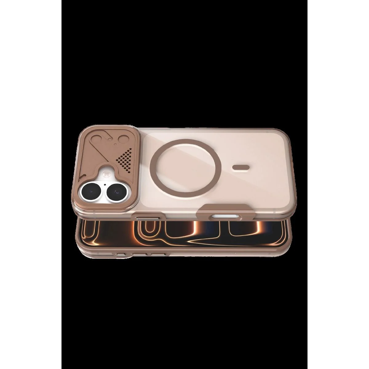 iPhone 16 ile Uyumlu Zinko MagSafe Kılıf - Çöl Titanyum Şeffaf Premium Koruma Fiyatı, Yorumları ve Özellikleri