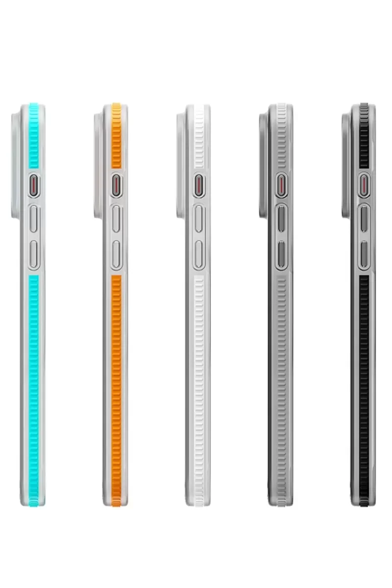 iPhone 16 ile Uyumlu Line Magsafe Kapak - Mavi