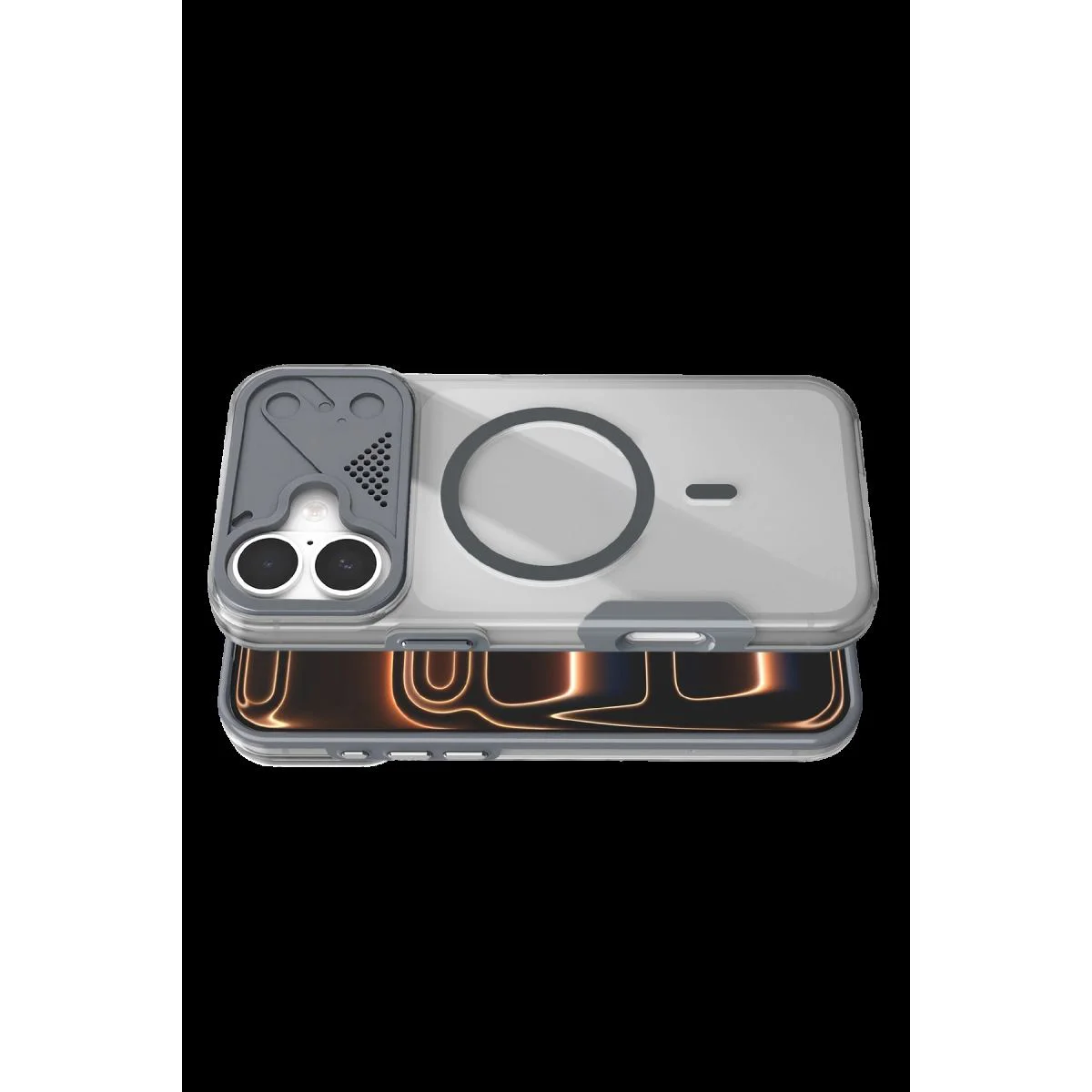 iPhone 16 ile Uyumlu Zinko MagSafe Şeffaf Kılıf - Titan Gri Fiyatı, Yorumları ve Özellikleri