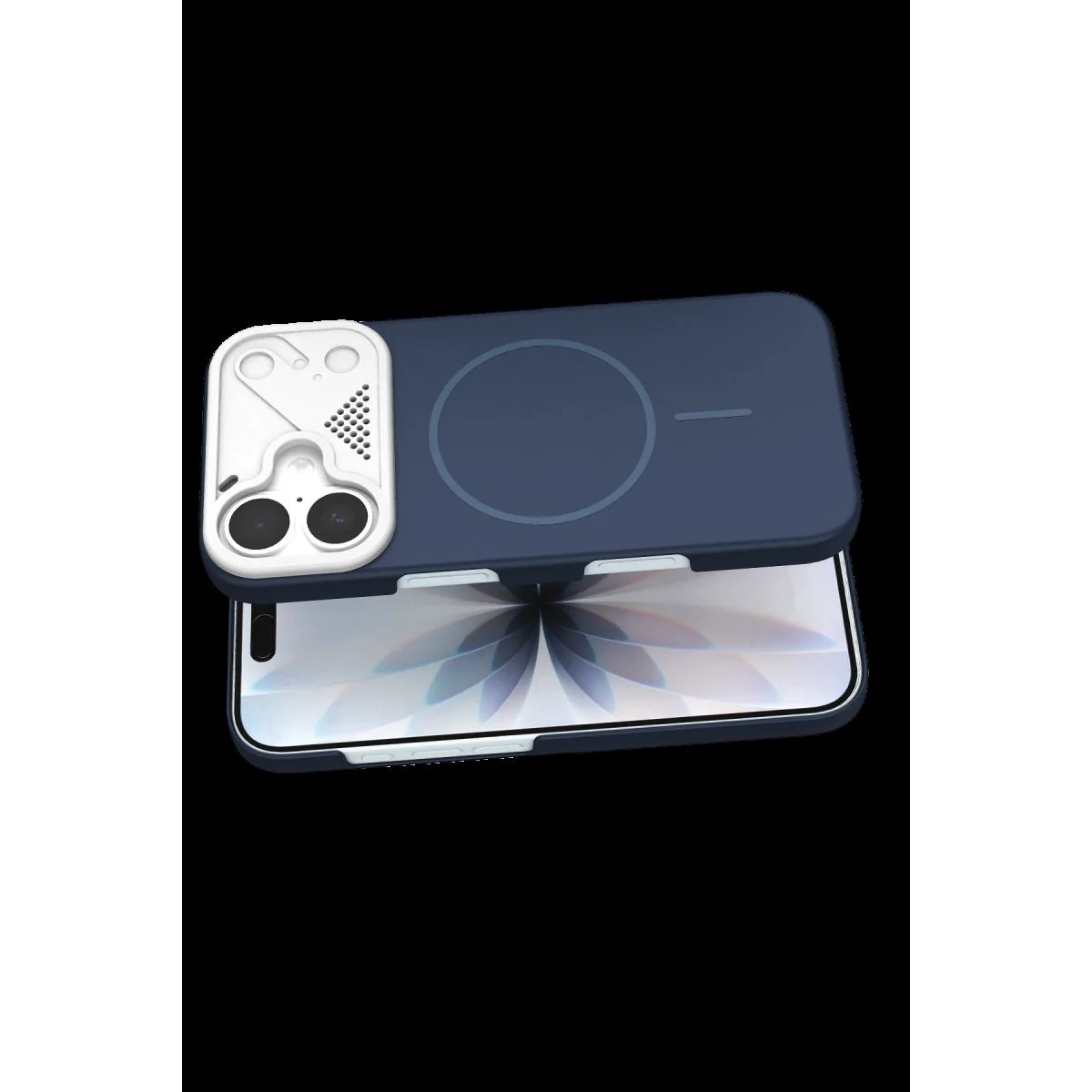 iPhone 16 ile Uyumlu MagSafe Arka Kapak - Lacivert Export iPhone 16 ile Uyumlu MagSafe Arka Kapak - Lacivert Export