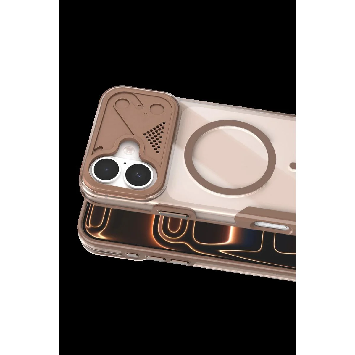 iPhone 16 ile Uyumlu Zinko MagSafe Kılıf - Çöl Titanyum Şeffaf Premium Koruma Fiyatı, Yorumları ve Özellikleri