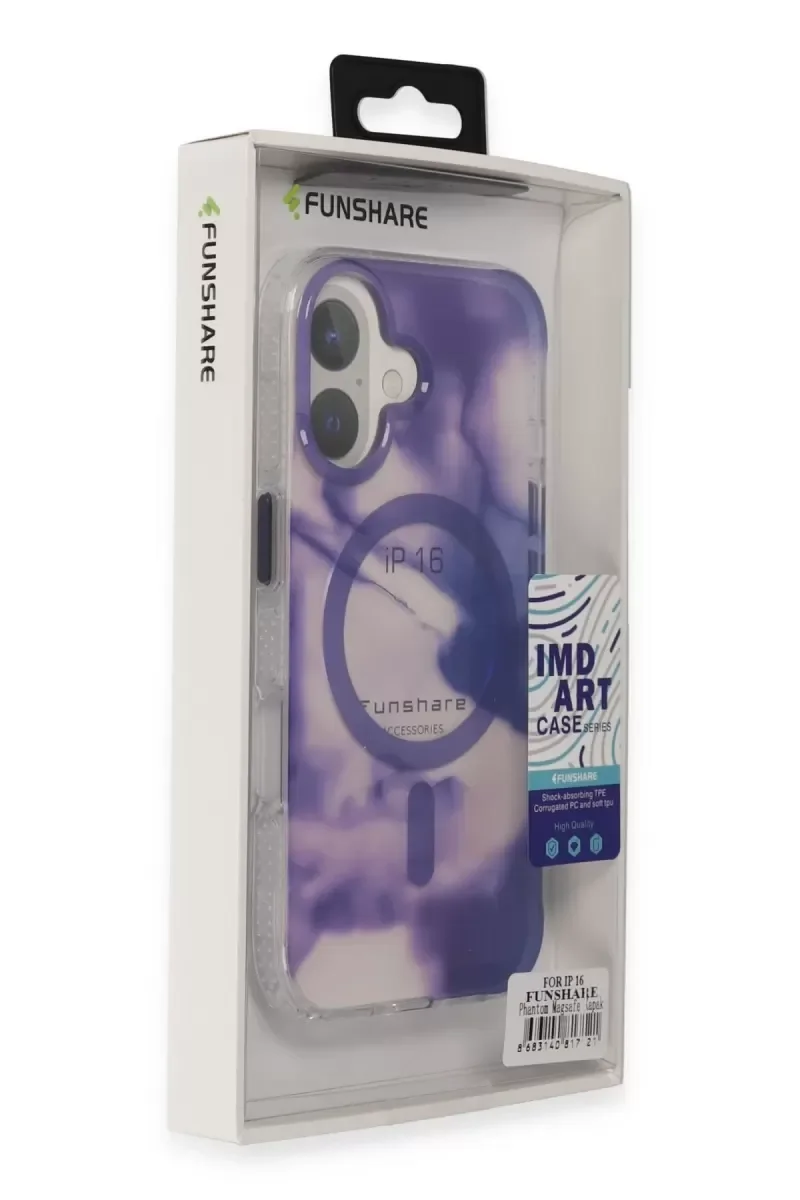 iPhone 16 ile Uyumlu Phantom Magsafe Kapak - Gold