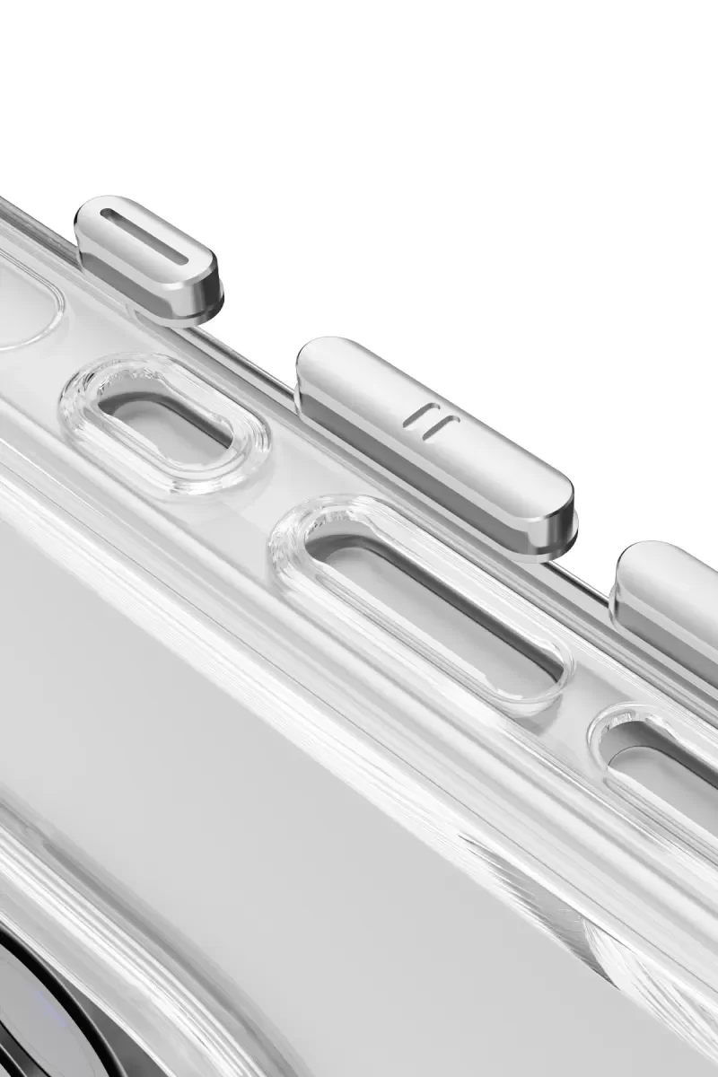 iPhone 16 ile Uyumlu Gleam PC Şeffaf MagSafe Kılıf - Parlak Koruma